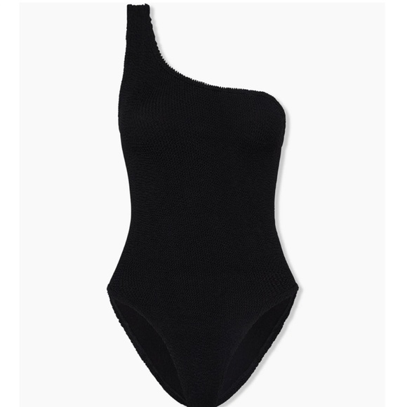 NWT Hunza G nancy one shoulder one piece in black - Picture 3 of 7